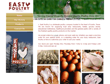 Tablet Screenshot of eastpoultry.com